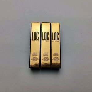 Lot Of 3-LOC Love of Color Liquid Shimmer Shadow .03 oz Travel Size Daybreak